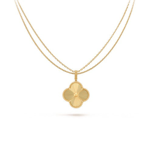 [Imperial] CLOVER 25MM PEDANT NECKLACE GOLD