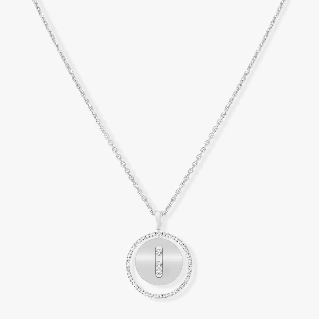 [Imperial]  MOVE MM SILVER DIAMOND NECKLACE