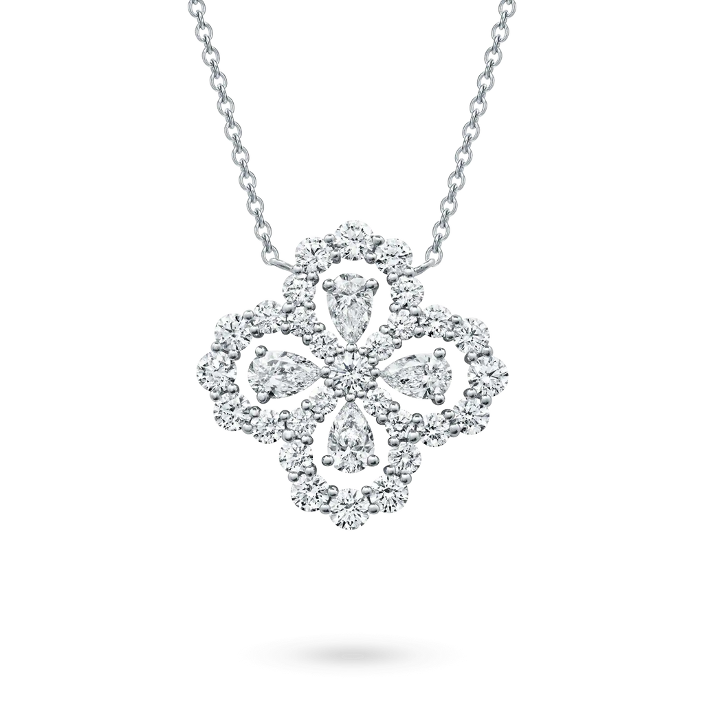 [Imperial] LOOP NECKLACE FULL MOTIF DIAMOND 16MM MULTIPLE COLORS