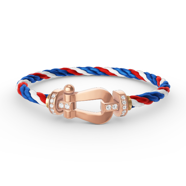 [Imperial] FORCE LARGE HORSESHOE HALF DIAMOND BRACELET ROSE GOLD