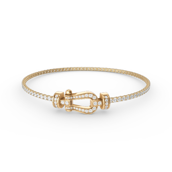 [Imperial] FORCE  HORSESHOE  DIAMOND TENNIS BRACELET