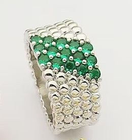 [Imperial]  PERLEE DIAMOND RING ,5-ROW DIAMOND-SET DESIGN