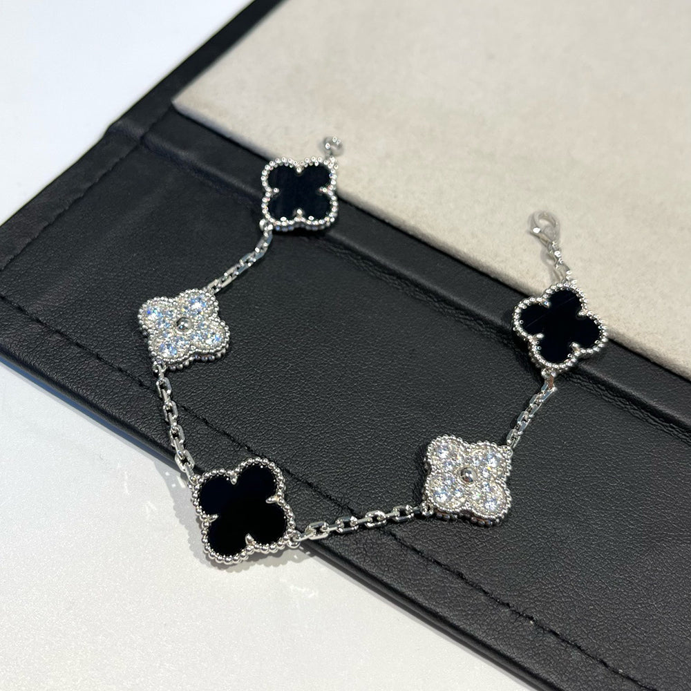 [Imperial]New CLOVER 5 MOTIF ONYXS BRACELET COLLECTION