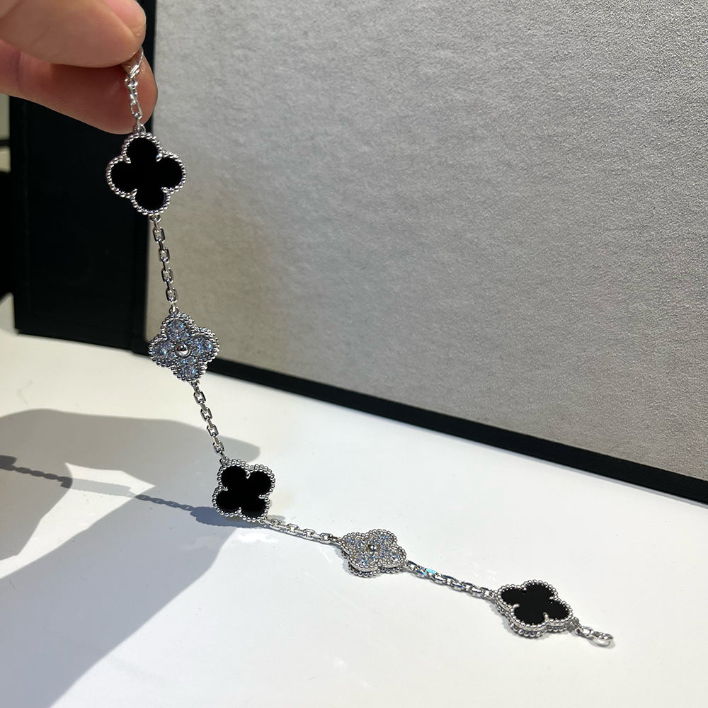 [Imperial]New CLOVER 5 MOTIF ONYXS BRACELET COLLECTION