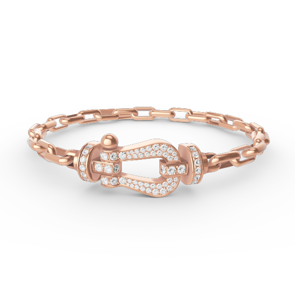 [Imperial] FORCE LARGE HORSESHOE CLASP  METAL BRACELET