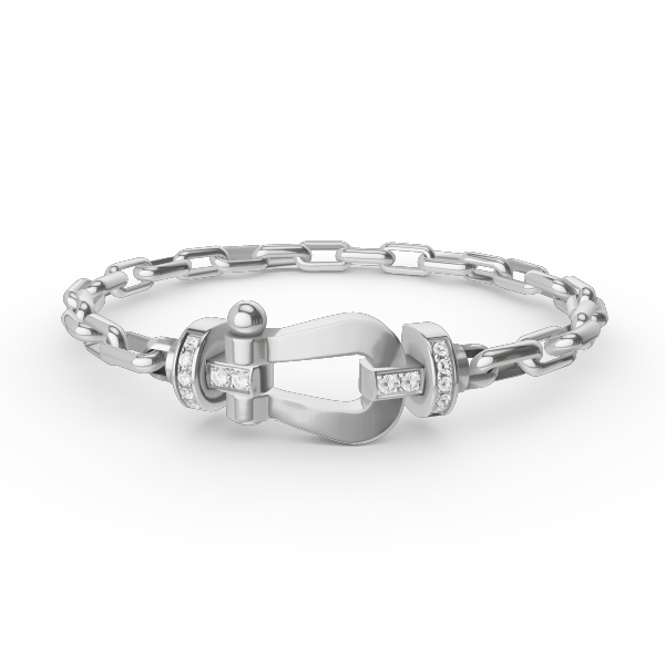 [Imperial] FORCE LARGE HORSESHOE CLASP  METAL BRACELET
