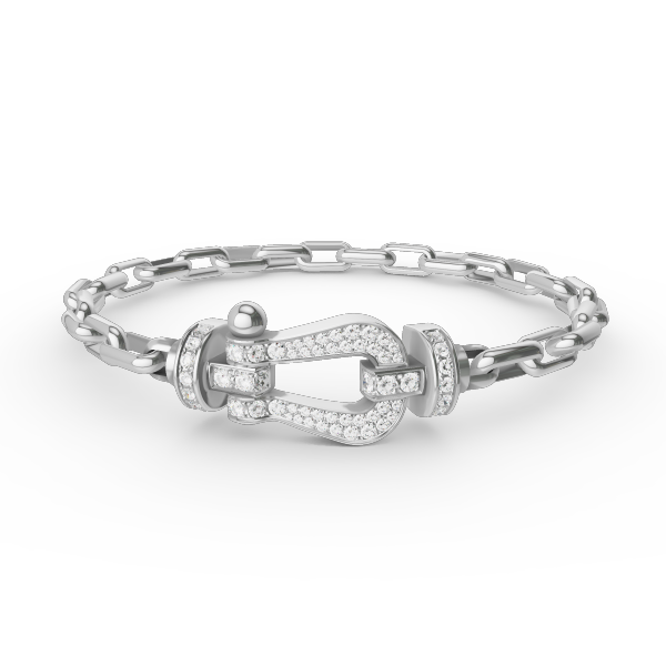 [Imperial] FORCE LARGE HORSESHOE CLASP  METAL BRACELET