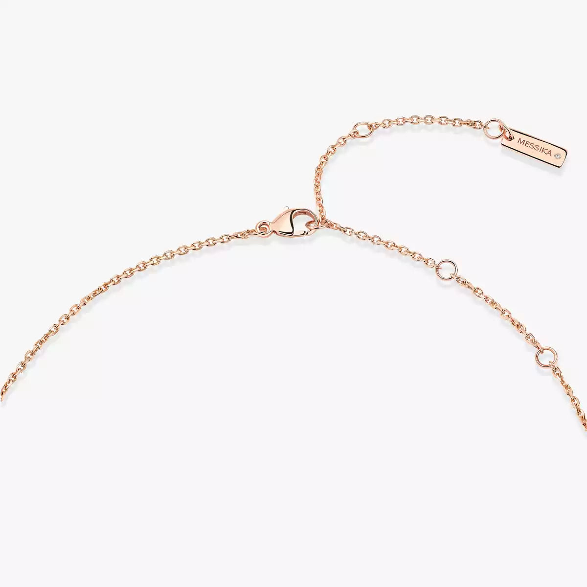[Imperial] Lucky Eye Diamond Necklace in Rose Gold and Turquoise