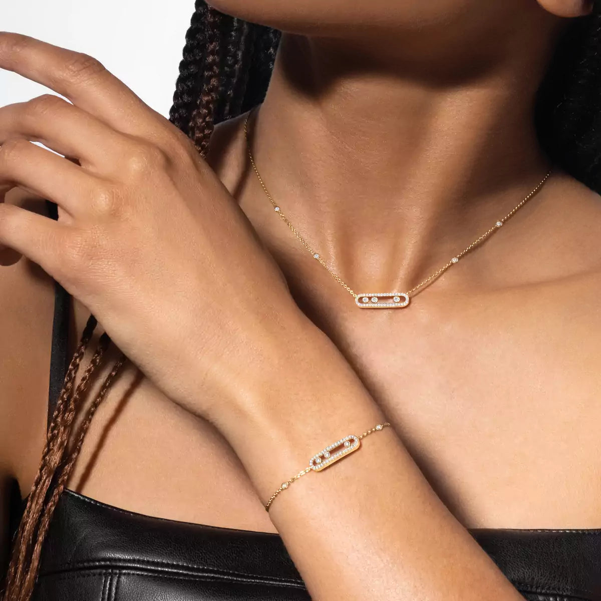 [Imperial] Pavé Baby Move Diamond Bracelet