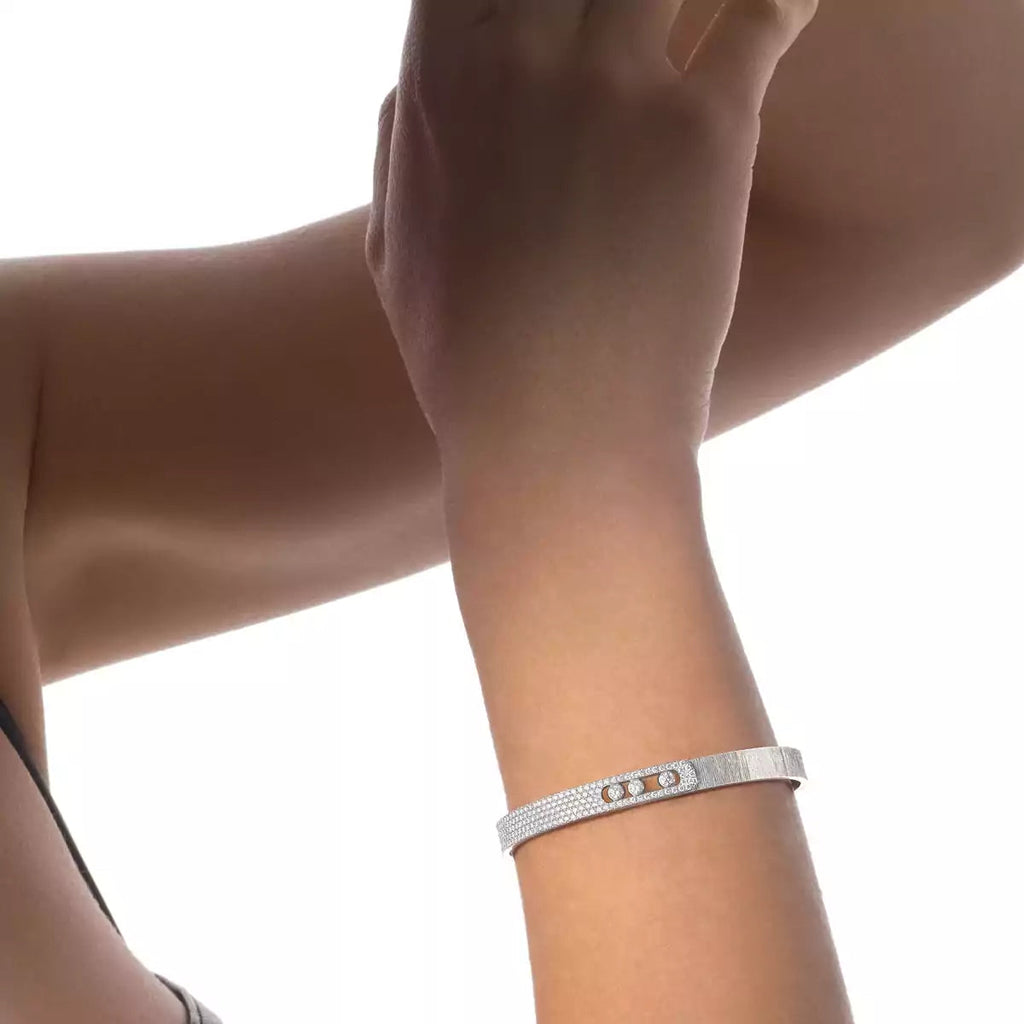 [Imperial] Move Noa Ciselé half pavé bangle