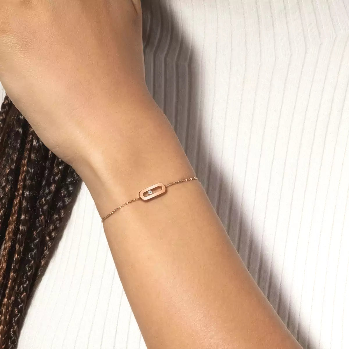 [Imperial] Move Uno Diamond Bracelet