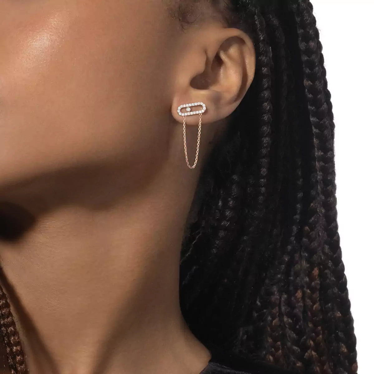[Imperial] Move Uno Diamond Earrings