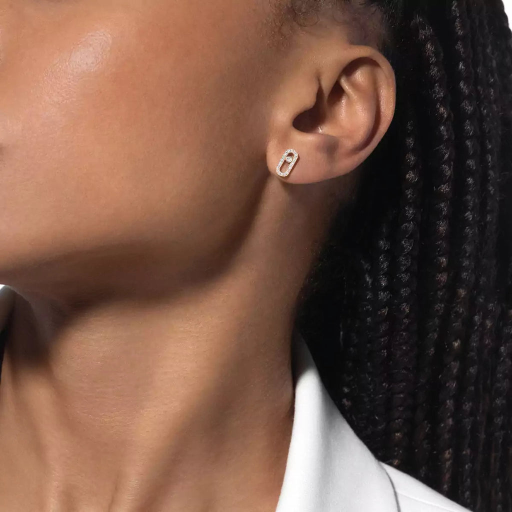 [Imperial] Move Uno Diamond Earrings