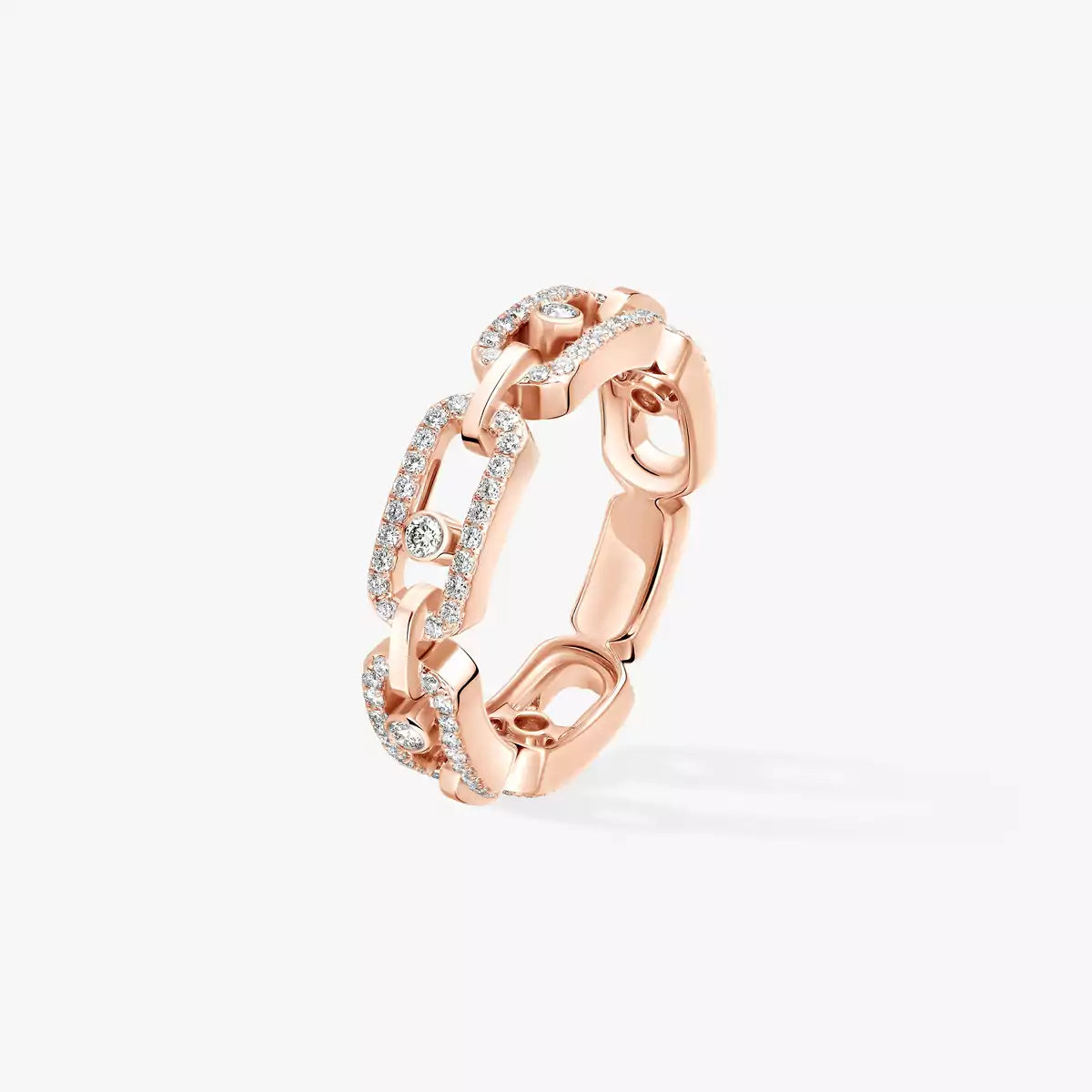 [Imperial] Move Link Pave_-Set Diamond Ring in Gold