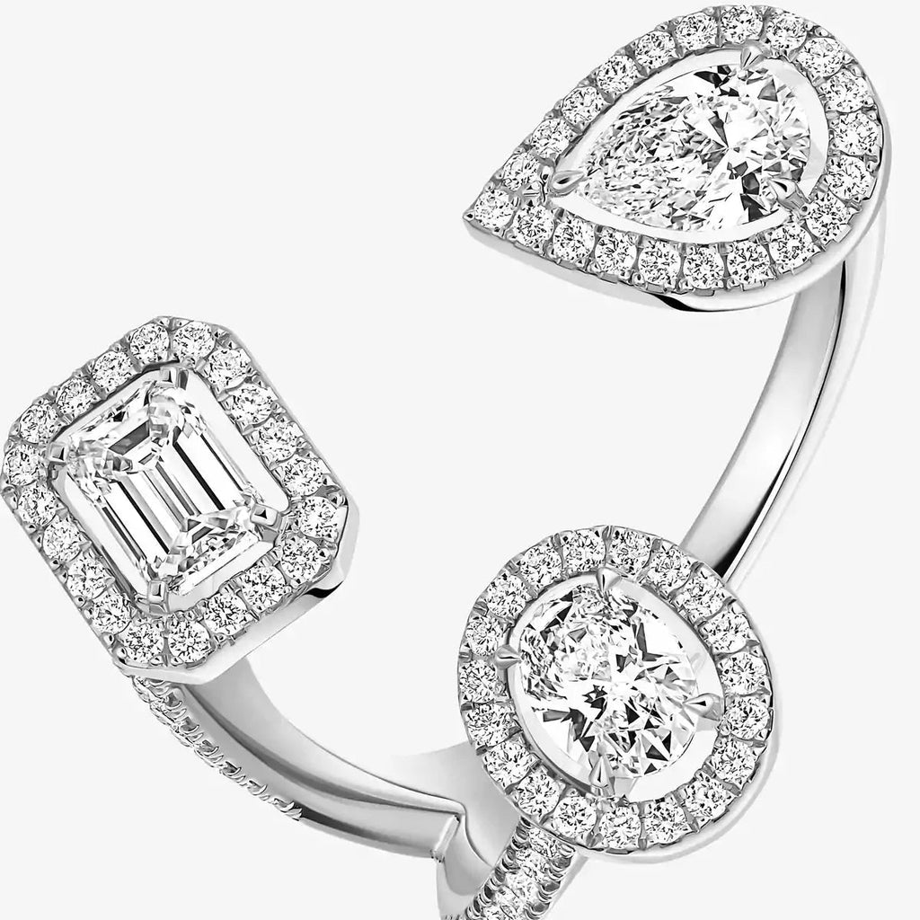 [[Imperial]  Diamond Ring 0,25ct My Twin Trilogy