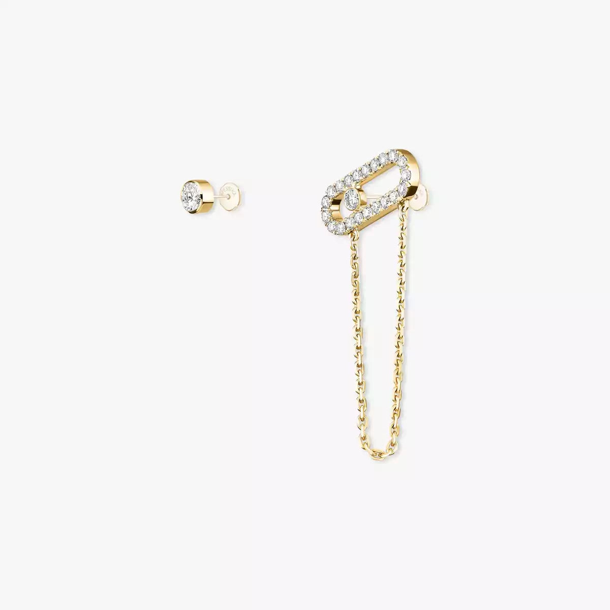 [Imperial] Move Uno Diamond Earrings