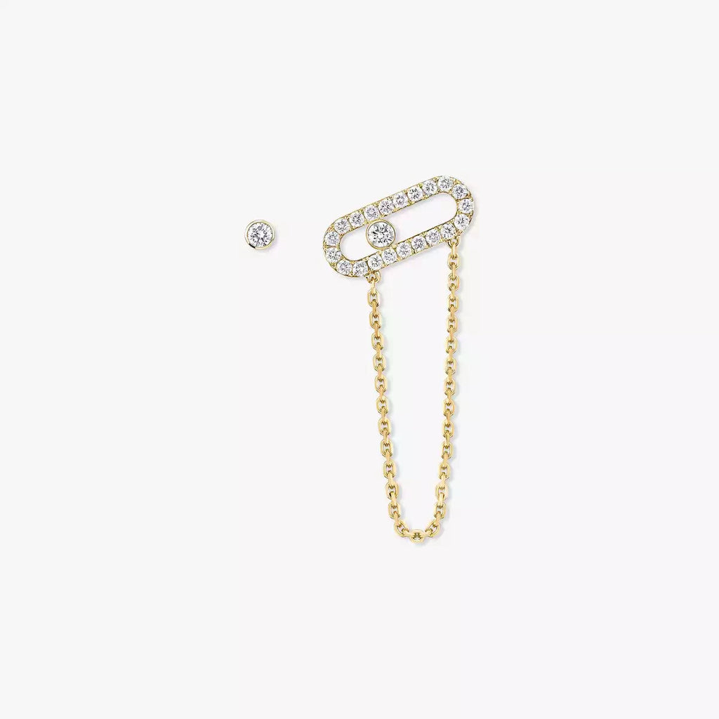 [Imperial] Move Uno Diamond Earrings