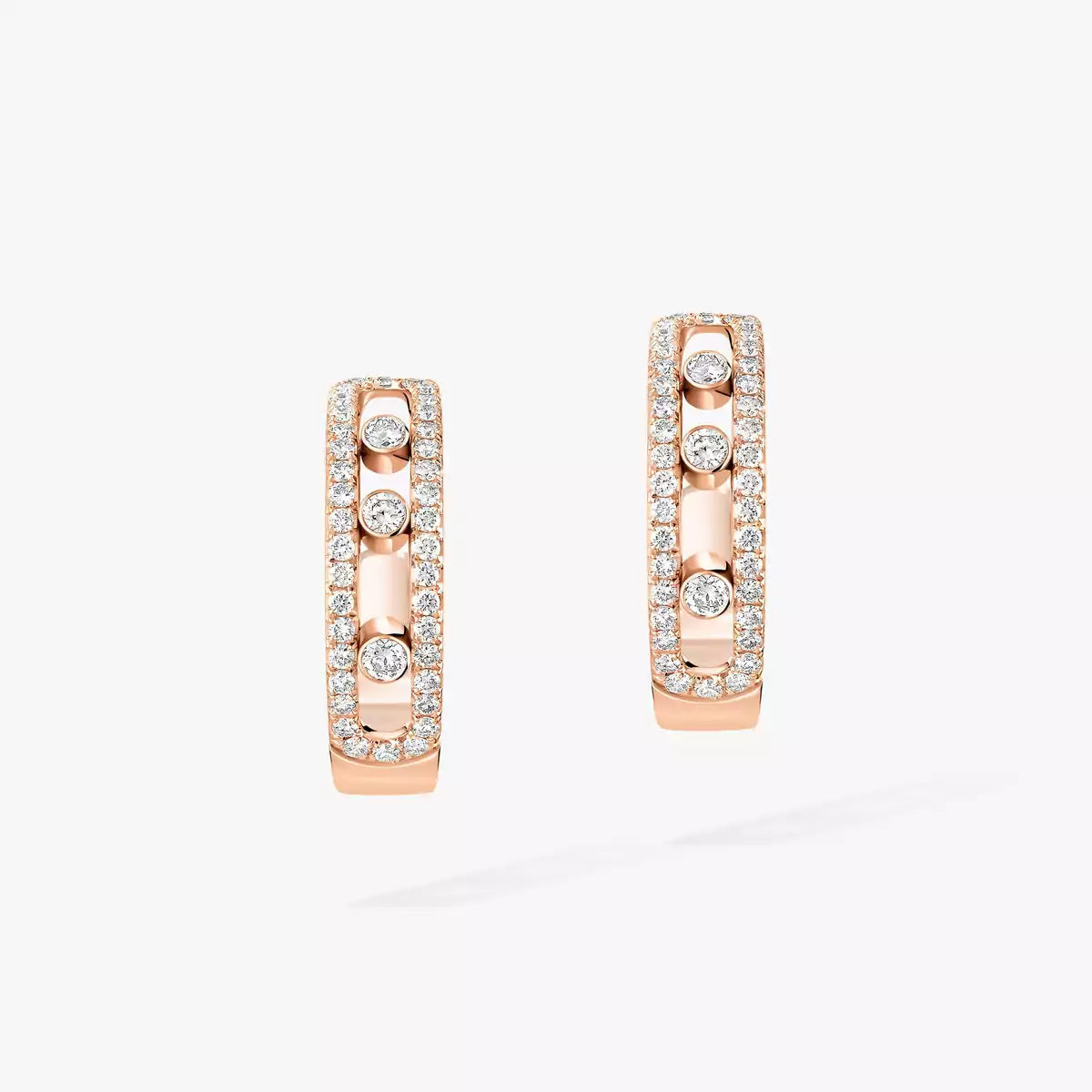 [Imperial] Diamond Pave_ Hoop Earrings Move