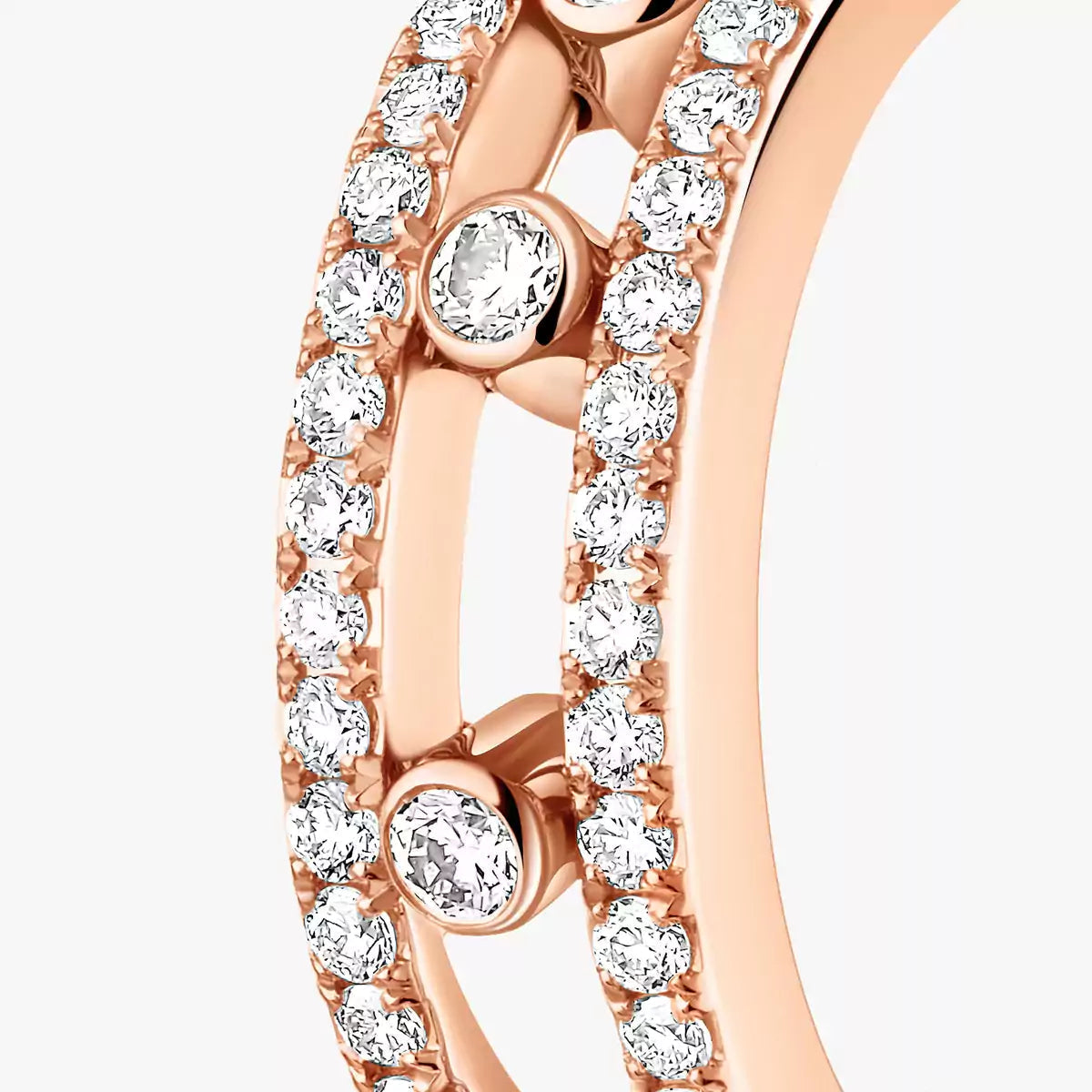 [Imperial] Diamond Pave_ Hoop Earrings Move