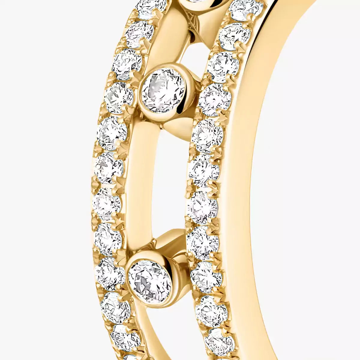 [Imperial] Diamond Pave_ Hoop Earrings Move