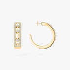 [Imperial] Diamond Pave_ Hoop Earrings Move