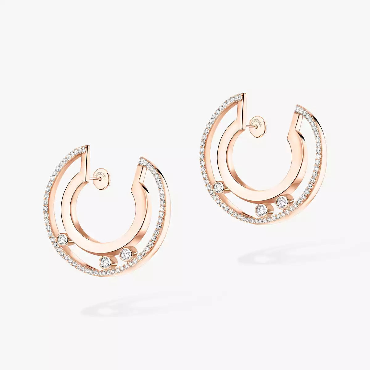[Imperial] Move Romane Small Diamond Hoop Earrings
