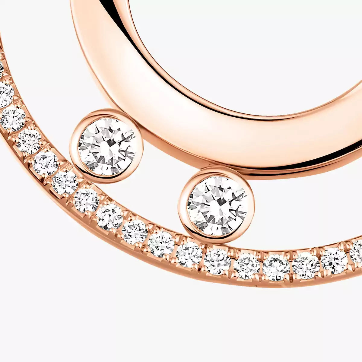 [Imperial] Move Romane Small Diamond Hoop Earrings