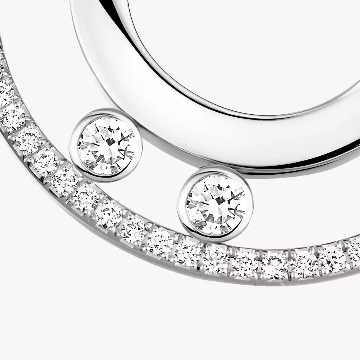 [Imperial] Move Romane Small Diamond Hoop Earrings