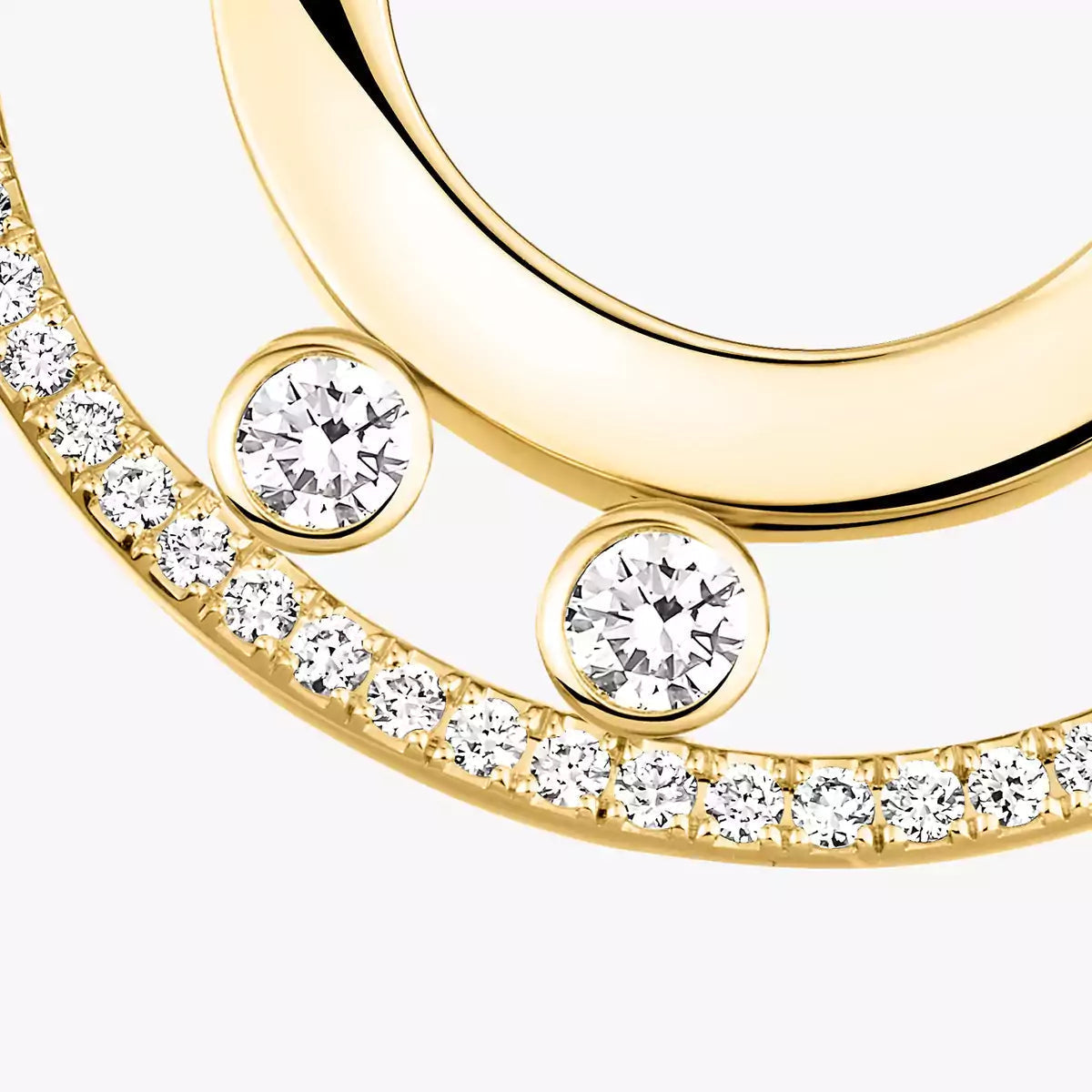 [Imperial] Move Romane Small Diamond Hoop Earrings