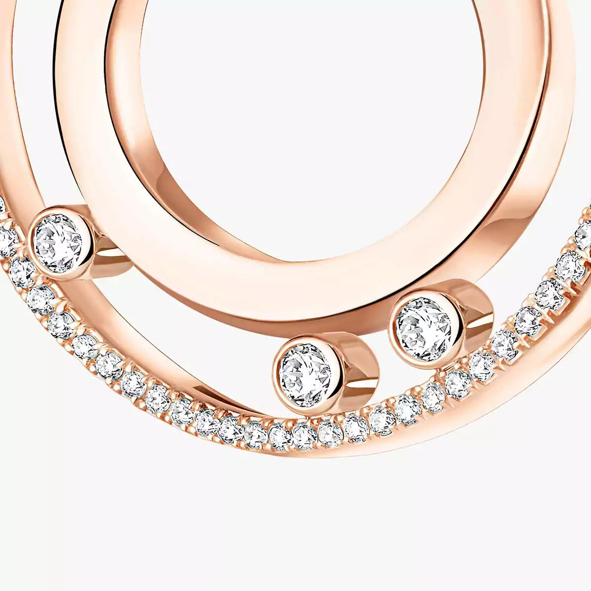 [Imperial] Move Romane Small Diamond Hoop Earrings