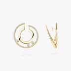 [Imperial] Move Romane Small Diamond Hoop Earrings