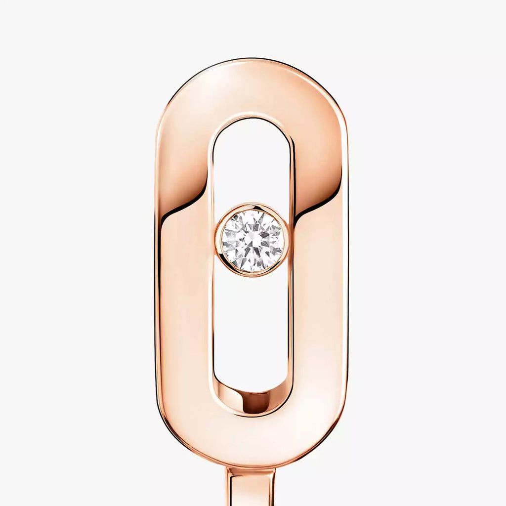 [Imperial] Diamond Mini Hoop Earrings Move Classique