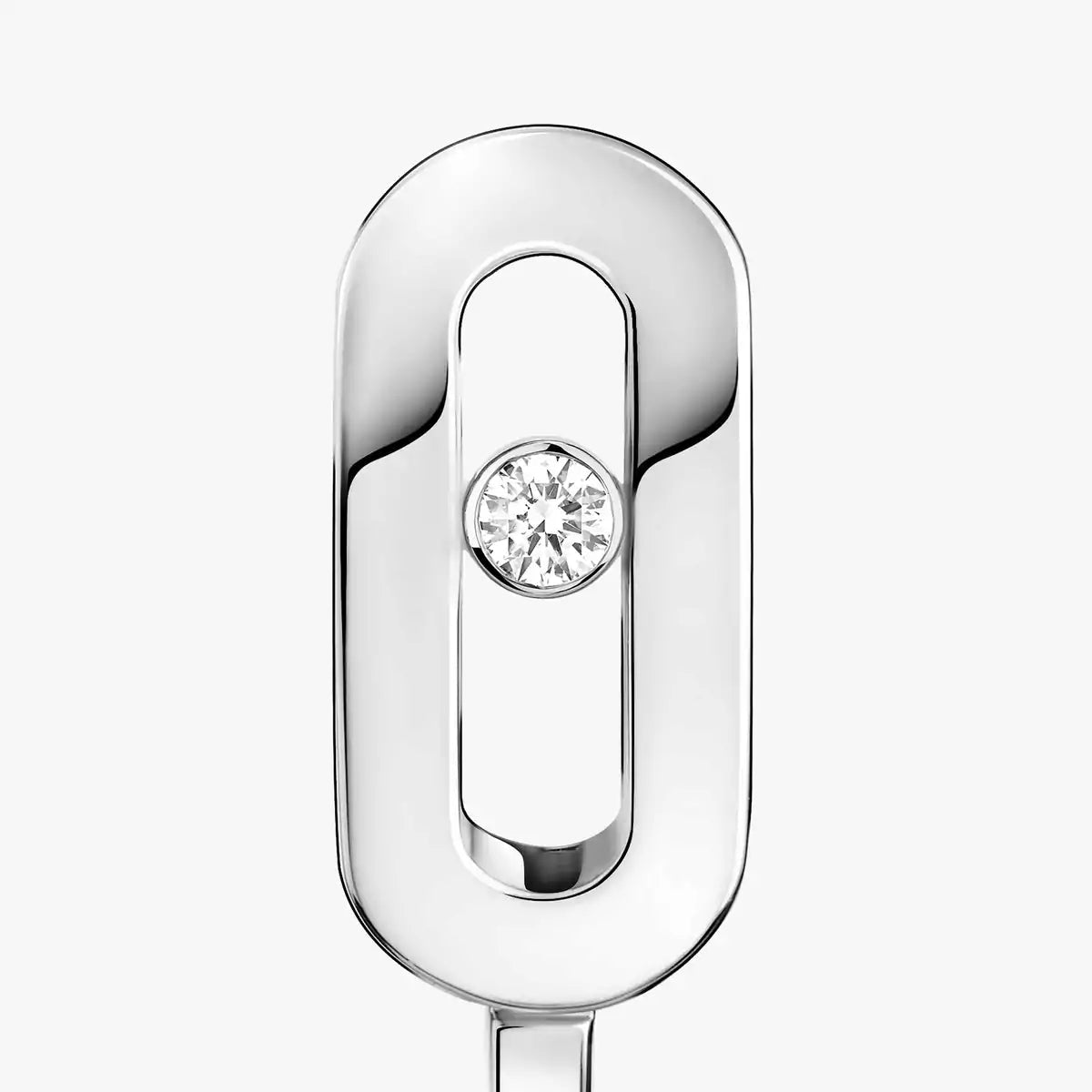 [Imperial] Diamond Mini Hoop Earrings Move Classique