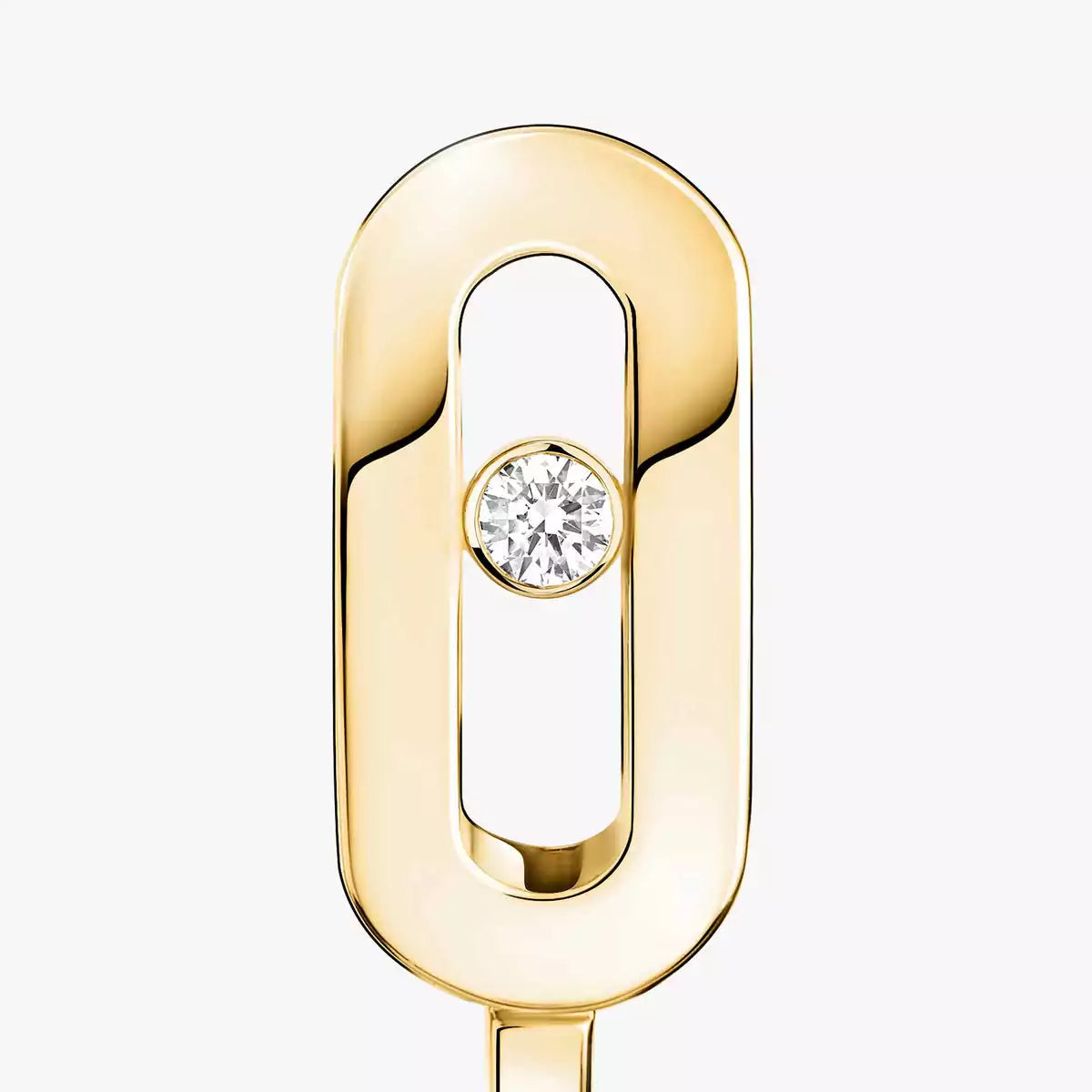 [Imperial] Diamond Mini Hoop Earrings Move Classique