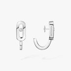 [Imperial] Diamond Mini Hoop Earrings Move Classique