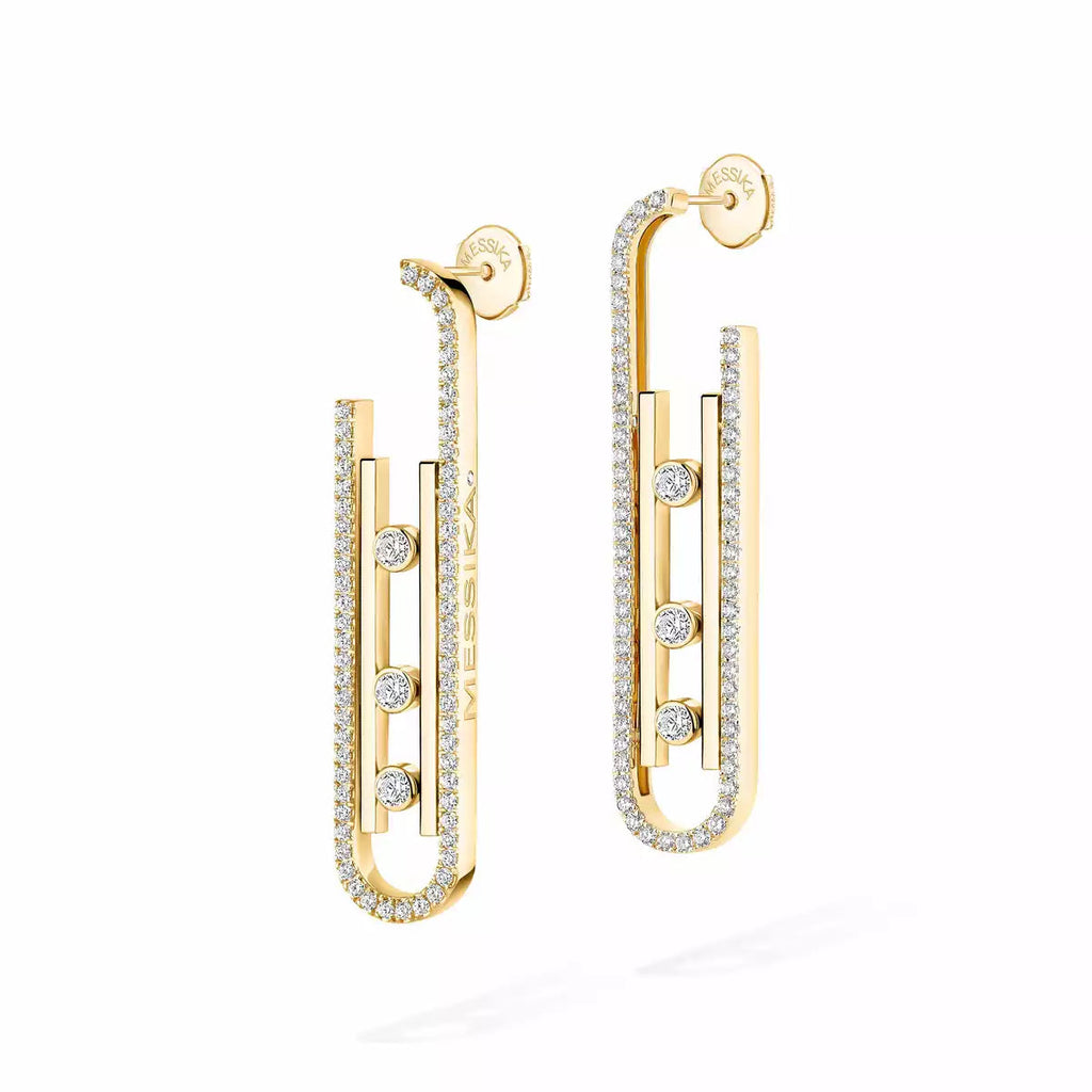 [Imperial] Diamond Pendant Earrings Move 10Th