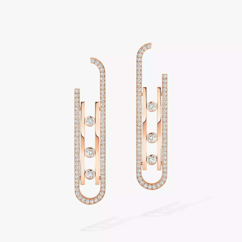 [Imperial] Diamond Pendant Earrings Move 10Th