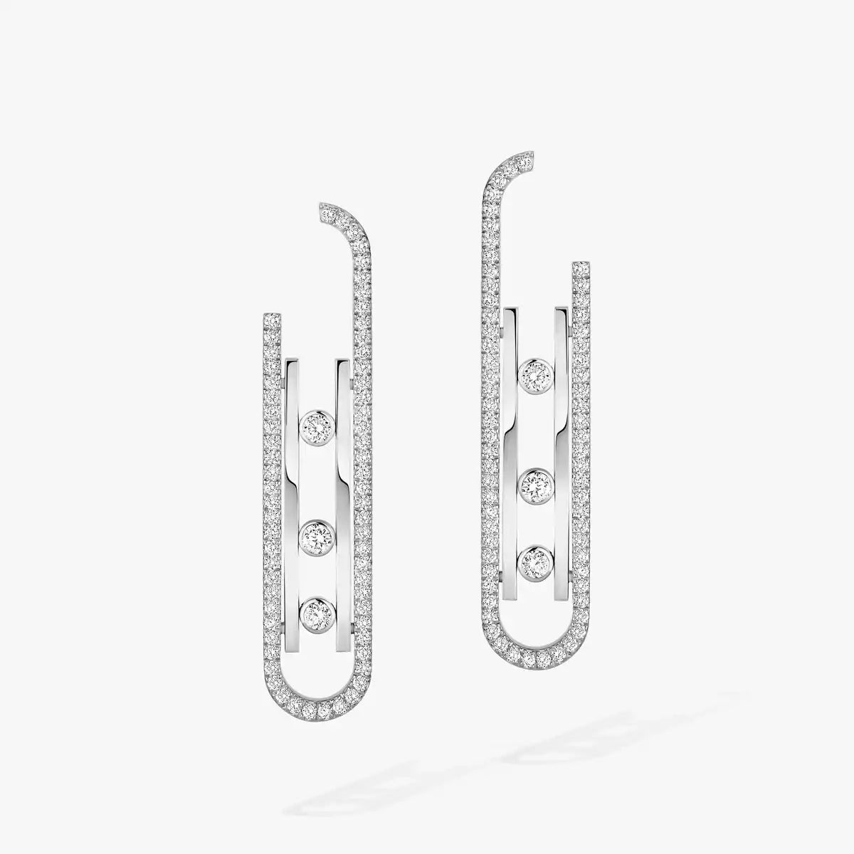 [Imperial] Diamond Pendant Earrings Move 10Th