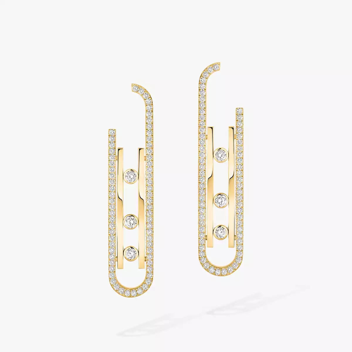 [Imperial] Diamond Pendant Earrings Move 10Th