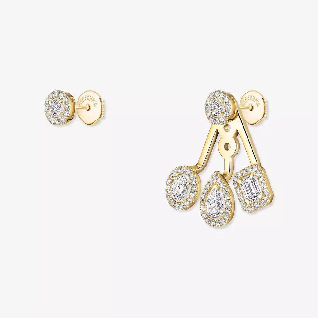 [Imperial]  My Twin Trio  Diamond Earrings