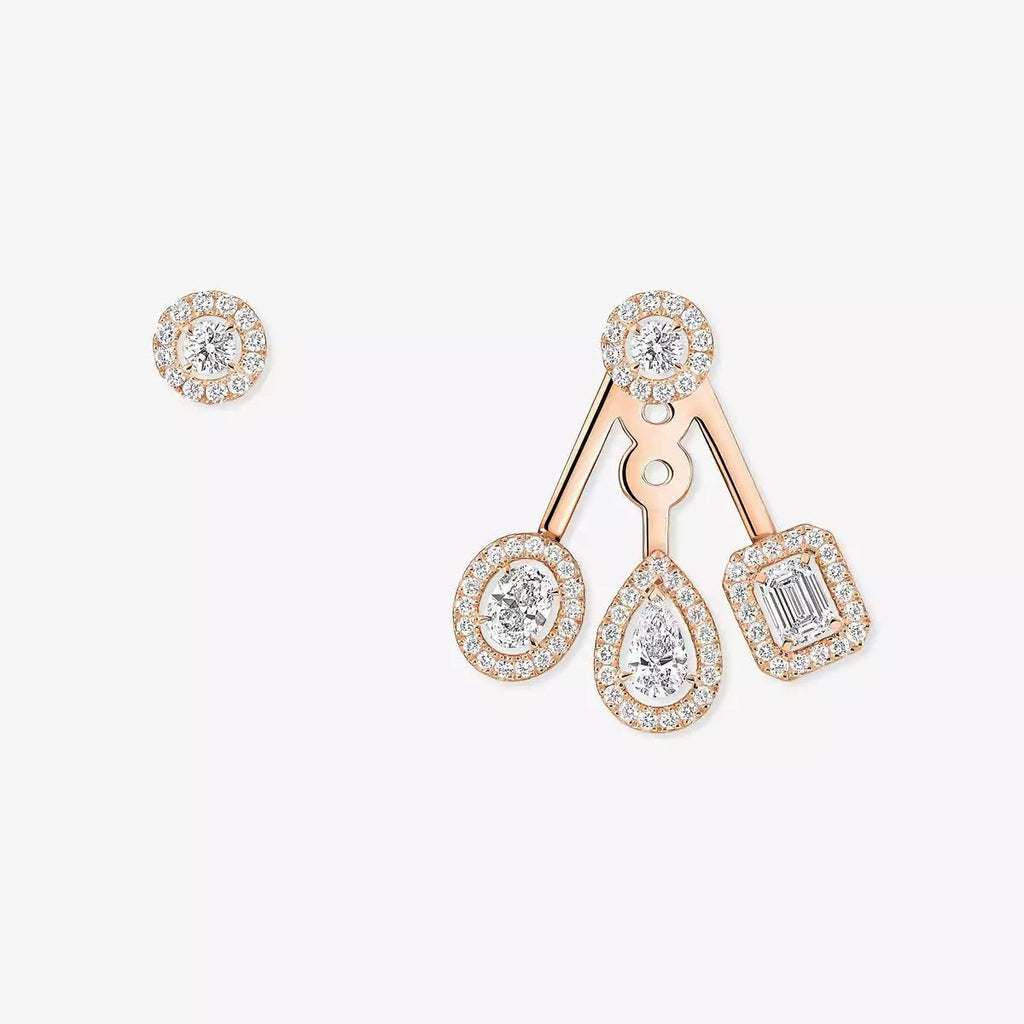 [Imperial]  My Twin Trio  Diamond Earrings