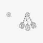 [Imperial]  My Twin Trio  Diamond Earrings
