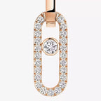 [Imperial] Move Link Diamond Earrings