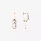 [Imperial] Move Link Diamond Earrings