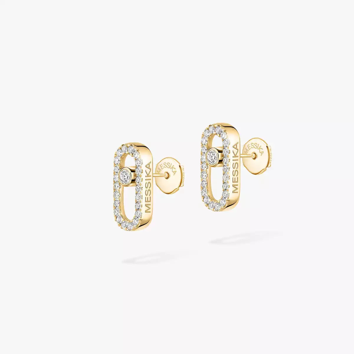 [Imperial] Move Uno Diamond Earrings