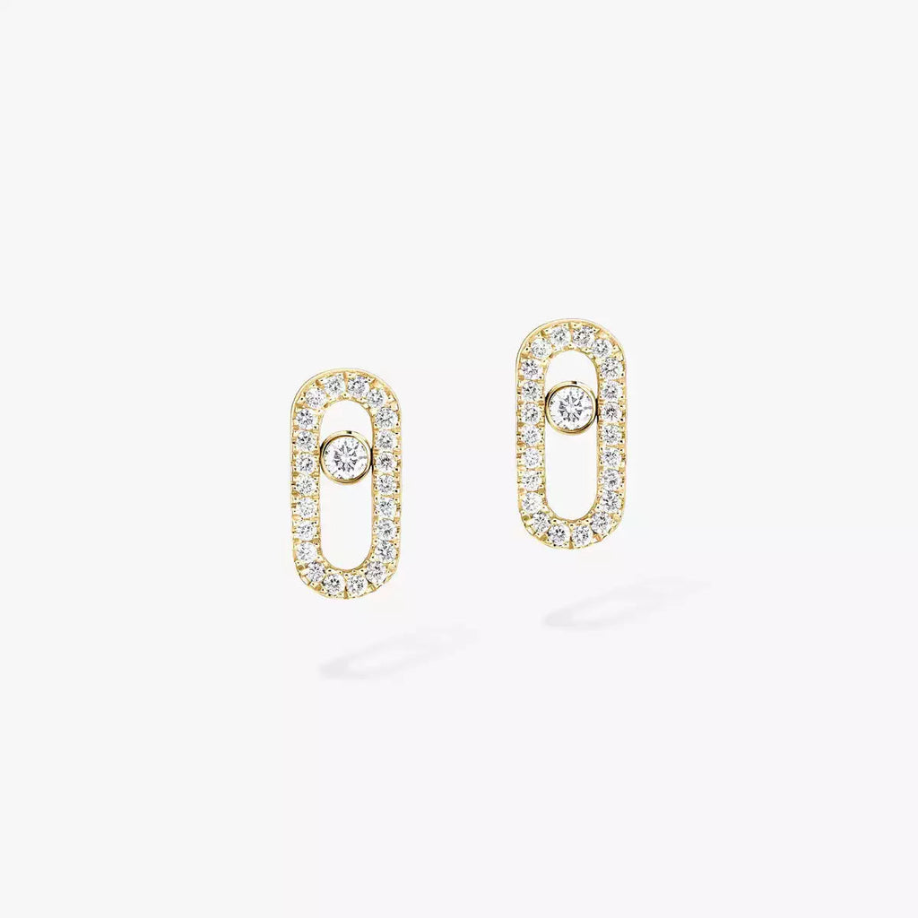 [Imperial] Move Uno Diamond Earrings