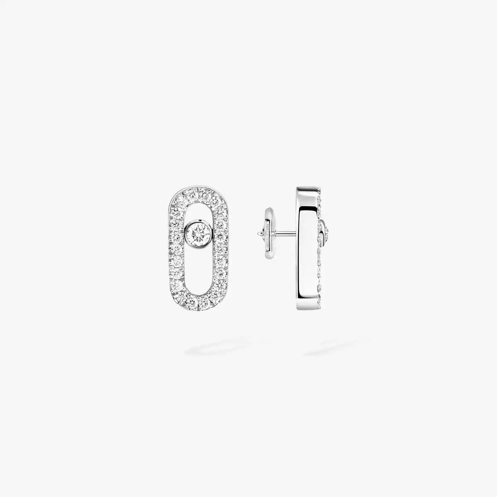 [Imperial] Move Uno Diamond Earrings
