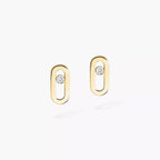 [Imperial] Move Uno Diamond Stud Earrings