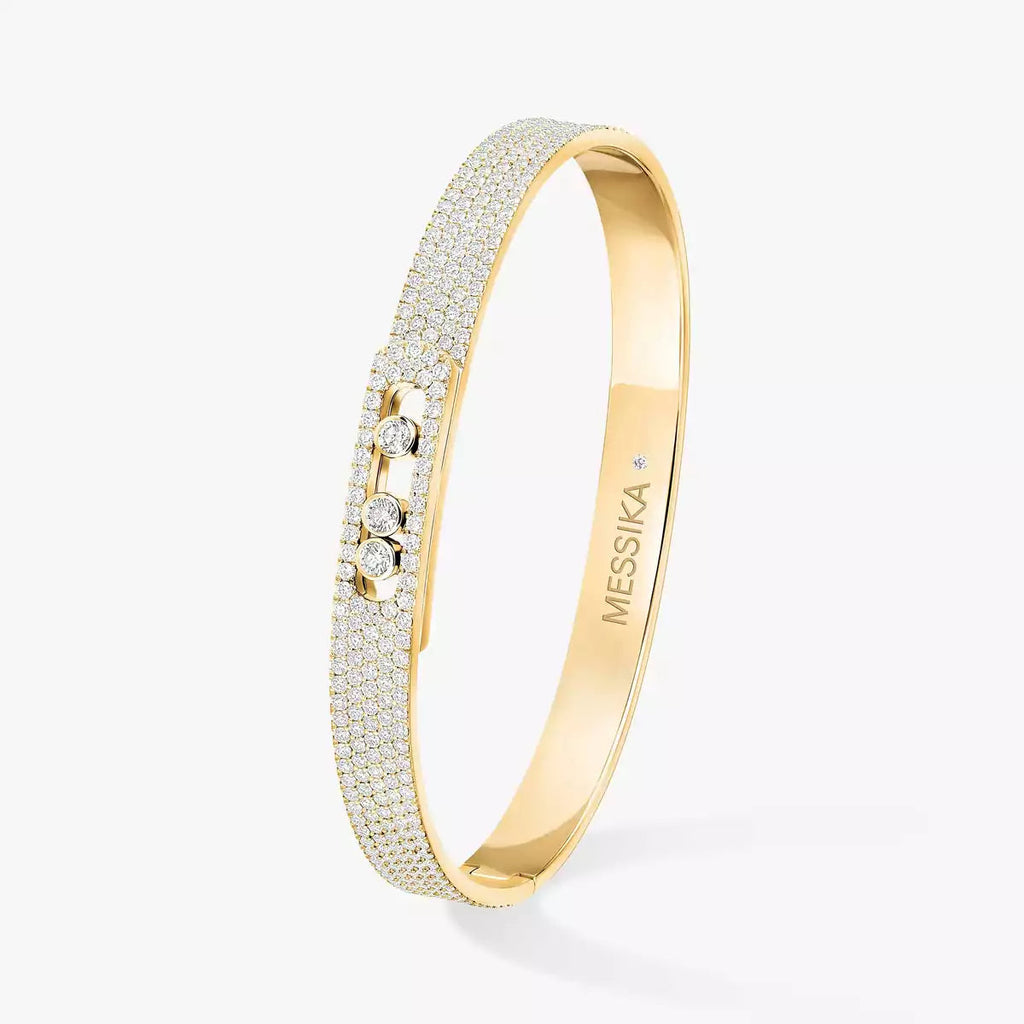 [Imperial] Move Noa Full Pavé Diamond Bangle Bracelet