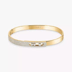 [Imperial] Move Noa Rose Gold Pavé Diamond Bangle Bracelet